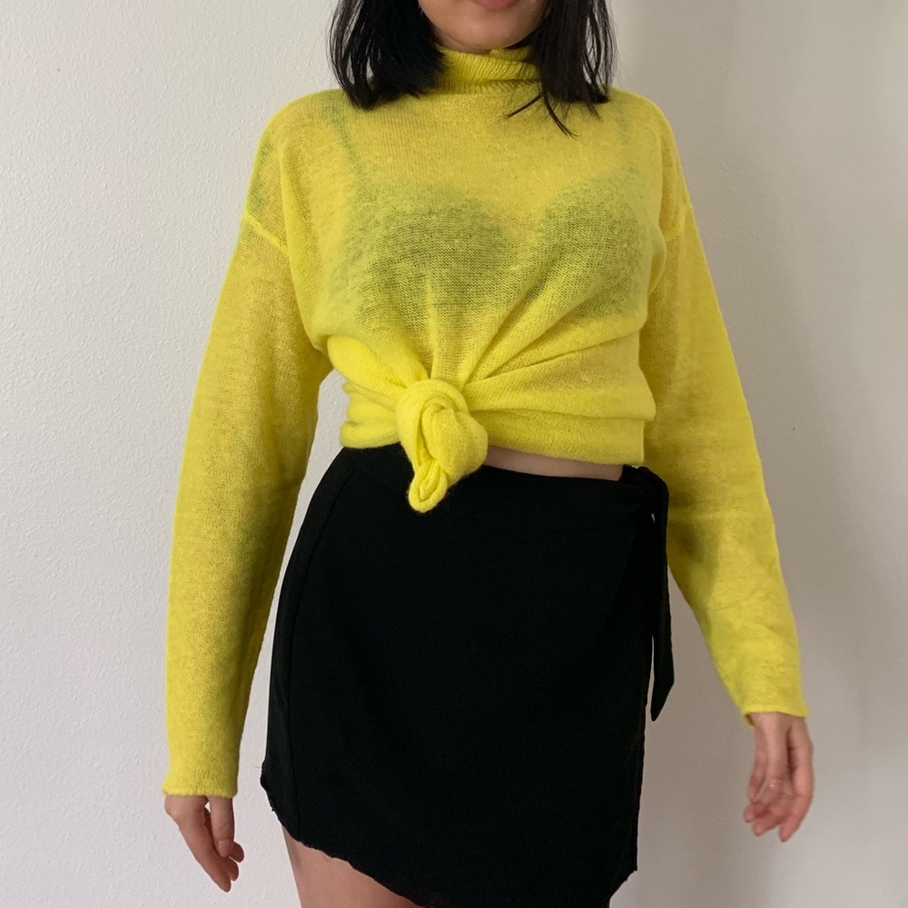 Lightweight Yellow Sweater